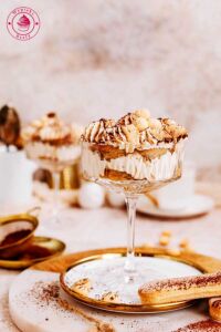 Limoncello tiramisu caramel tiramisu with coffee and bitter cocoa