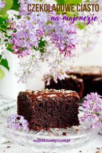 Chocolate rocher cake chocolate cake with mayonnaise and chocolate frosting