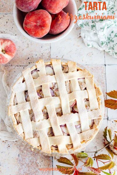frangipane tart with peaches