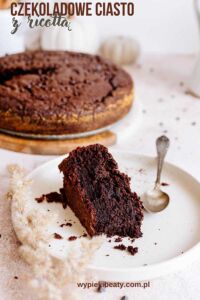Recipe for chocolate-coconut cake a piece of chocolate cake on a plate