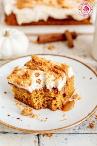 Recipe for Monte cake pumpkin cake with biscoff cream