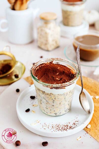 tiramisu overnight oatmeal