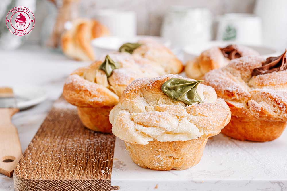 Cruffiny Muffinki cruffiny - przepis - Wypieki Beaty