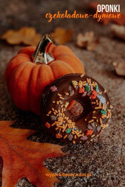 Chocolate-Pumpkin Donuts chocolate pumpkin donuts