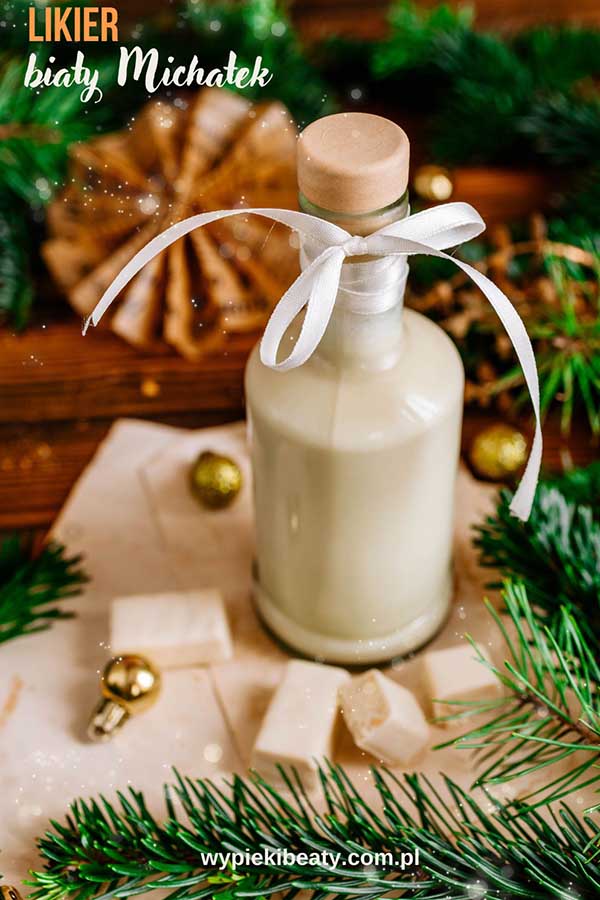 white chocolate candy liquer