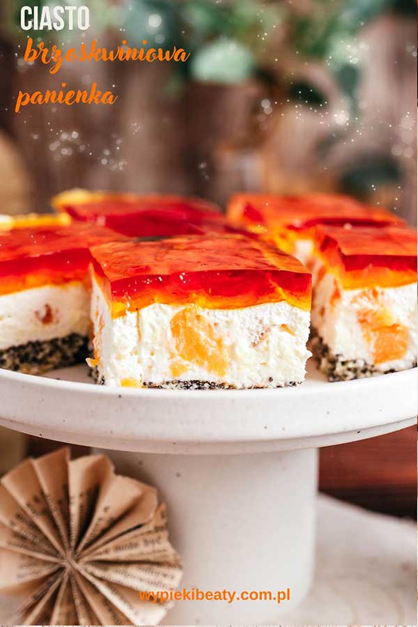 peach poppy seed cake