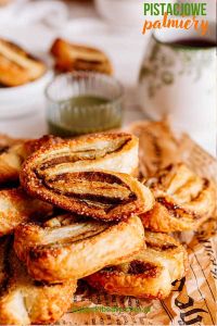 Simple Custard Tart pistachio palmiers