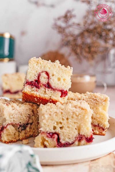 simple black currant cake with butter milk