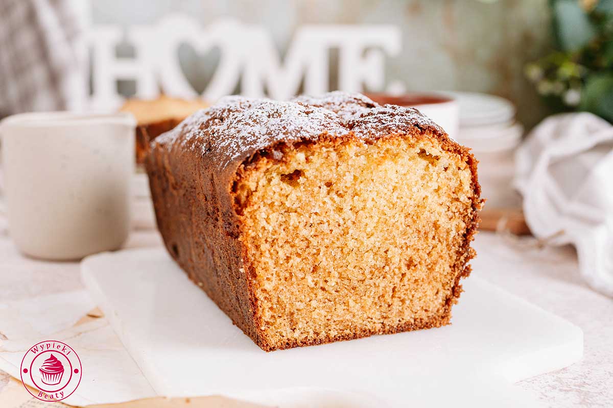 caramel vanilla pound cake puszysta ucierana babka waniliowo-karmelowa