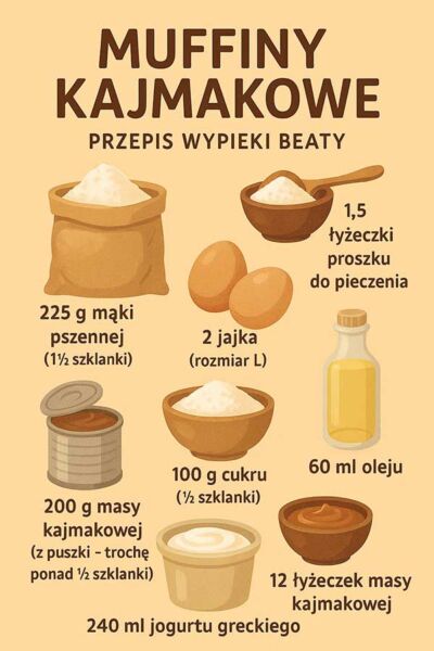 muffiny kajmakowe grafika