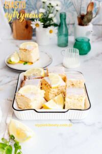 Lemon Cream Cake yogurt cake with lemon juice and zest