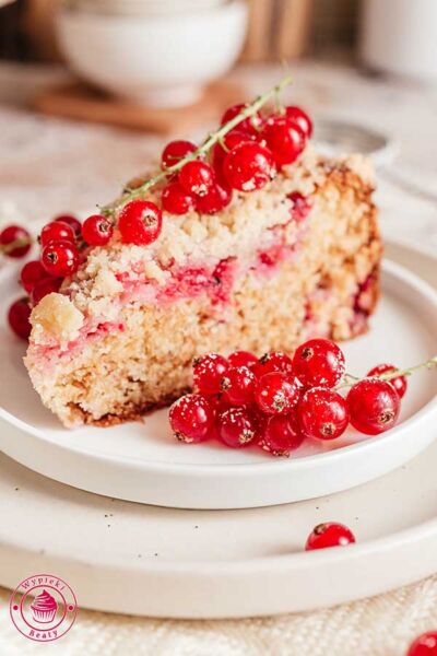 red curant streusel cake