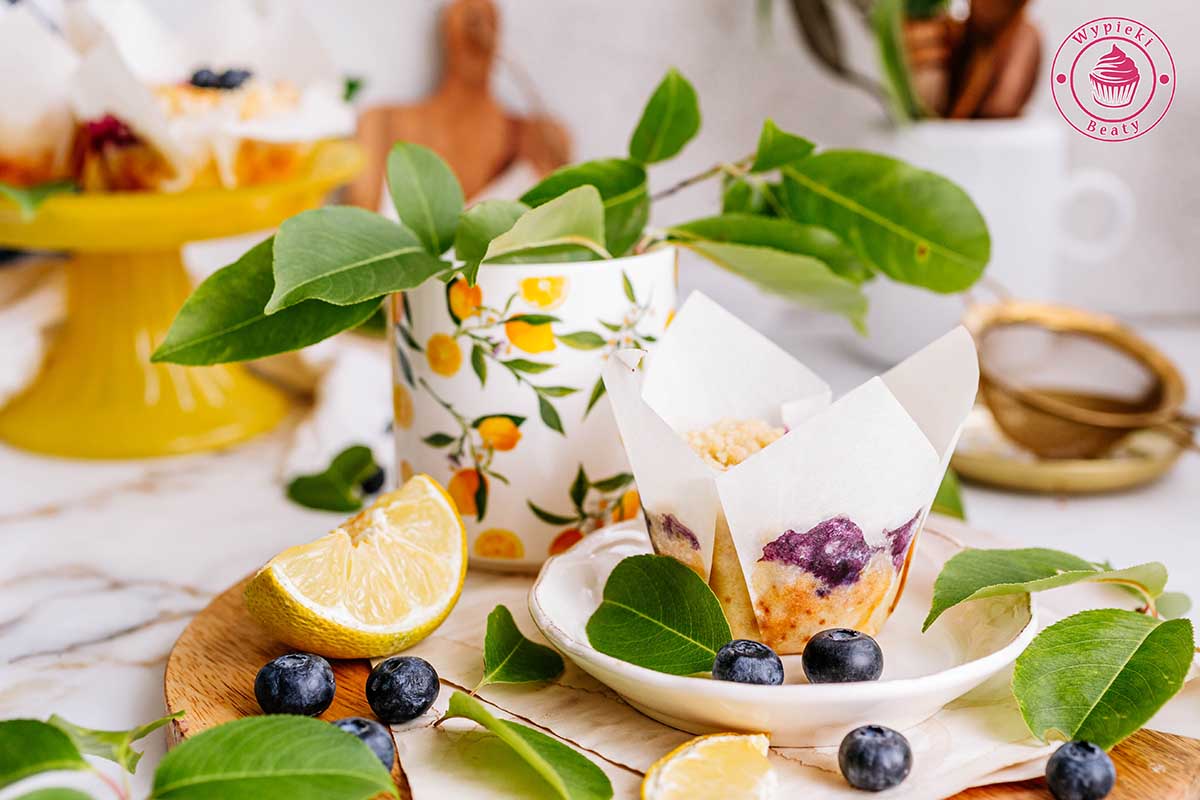 cytrynowe muffiny z mascarpone i kruszonką