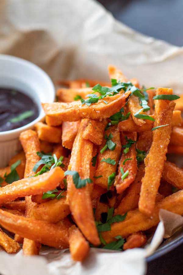 frytki z batata