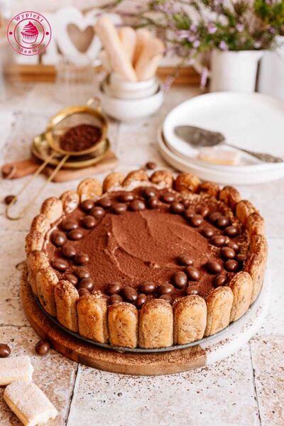 tiramisu tarta z biszkoptami bez pieczenia