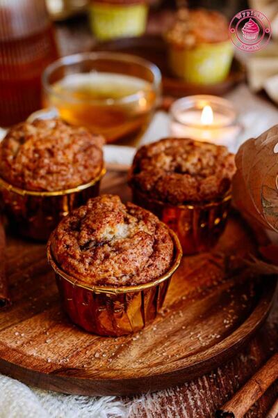 przepis na proste muffiny z cynamonem