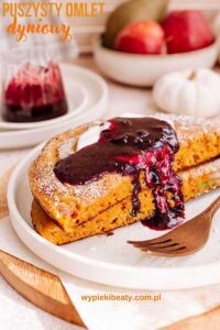 Miękkie ciastka dyniowe fluffy pumpkin pancake