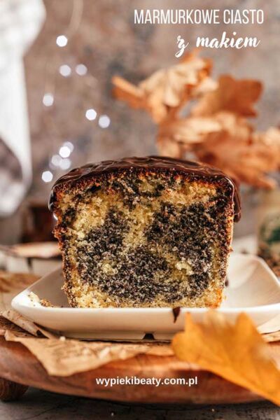 marmurkowe ciasto z makiem przepis krok po kroku