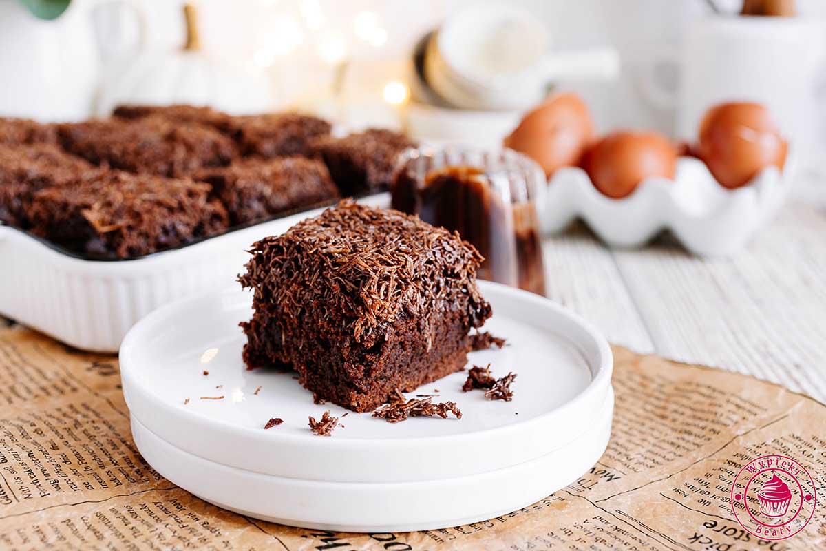 czekoladowe ciasto brownie kadayif z nutellą