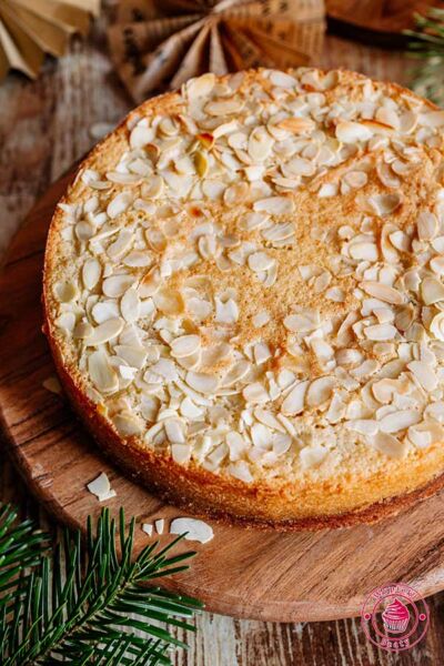 proste i szybkie ciasto piernik z migdałami i masą migdałową