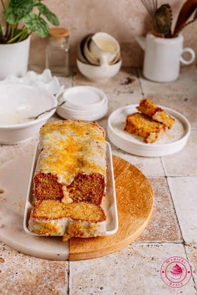 moist orange cake with orange icing ciasto pomarańczowe z lukrem pomarańczowym przepis krok po kroku