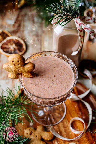 homemade gingerbread white chocolate liquer likier piernikowo-czekoladowy na święta prosty przepis