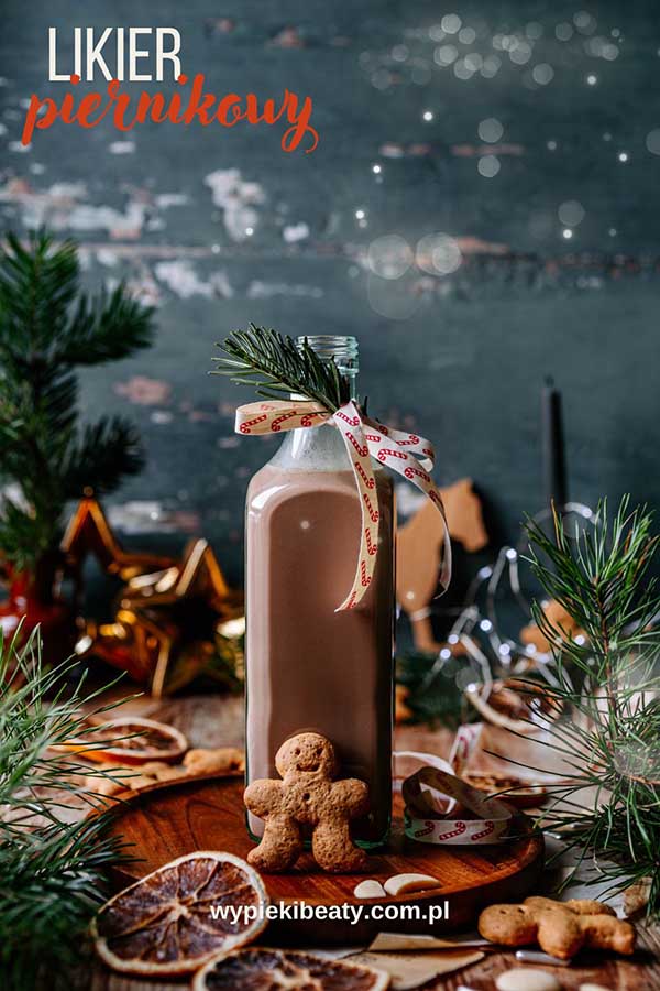 Likier pierniczek w czekoladzie homemade gingerbread liquer