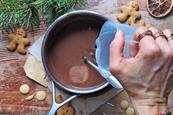 Likier pierniczek w czekoladzie dodawanie wódki do masy czekoladowej