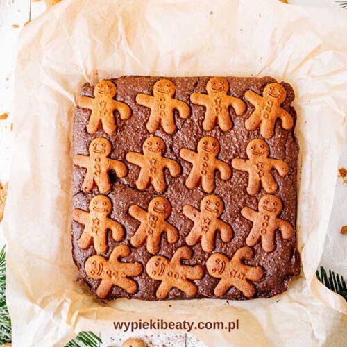 Czekoladowe ciasto z piernikami