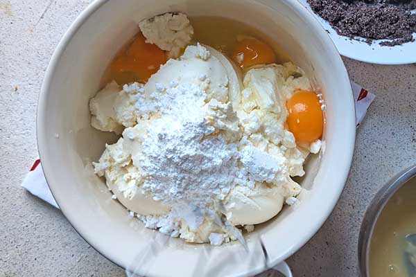 Sernik makowa zebra składniki na sernik zebra z makiem