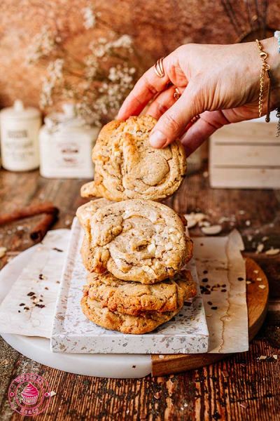szybkie kawowe ciastka z białą czekoladą idealne do kawy ciasteczka cappuccino z białą czekoladą i kawą