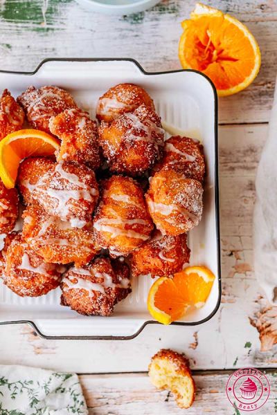 szybkie pączki bez drożdży z lukrem i serkiem przepis na proste pączusie z serkiem ricotta i pomarańczą