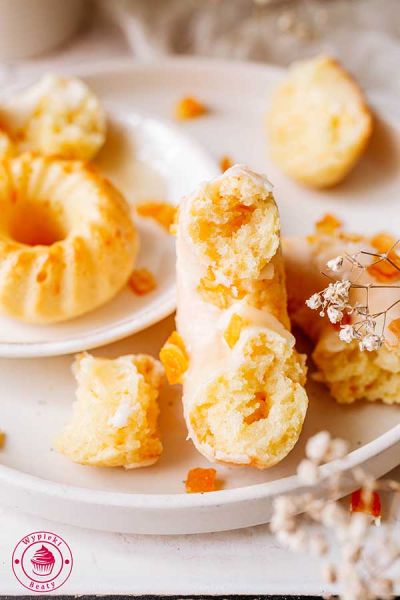 szybkie domowe pomarańczowe oponki z piekarnika oblane lukrem pomarańczowym przepis na pieczone pączki pomarańczowe z pomarańczowym lukrem