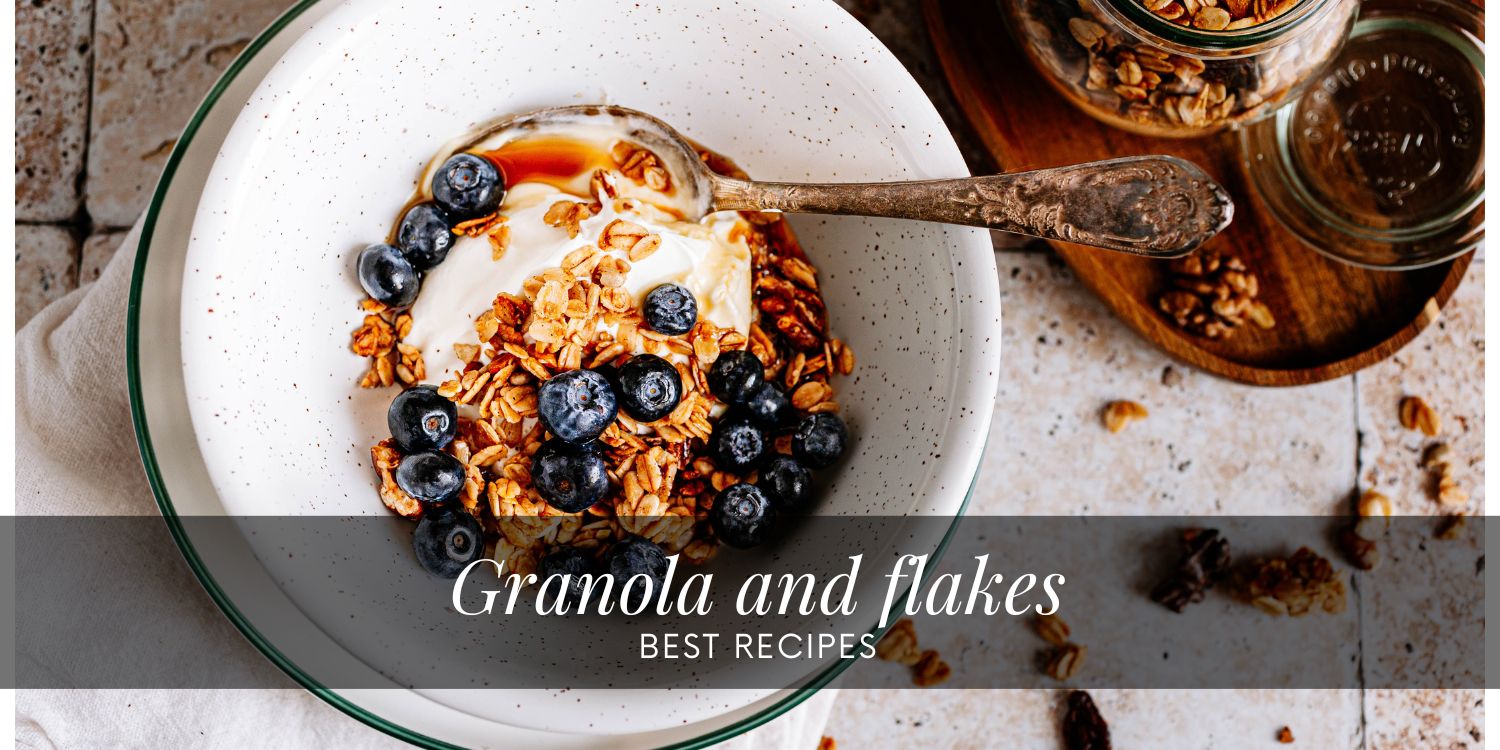 Granola and flakes recipes