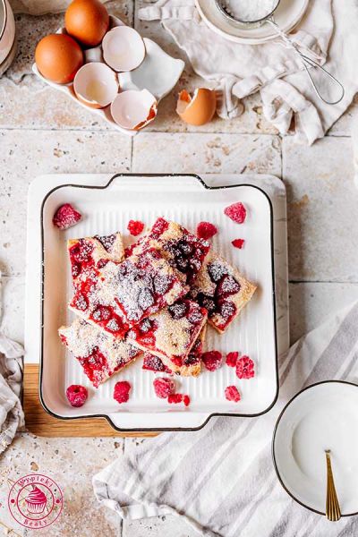 łatwy przepis na placek z owocami mrożonymi prosty przepis na placek z malinami bez miksera