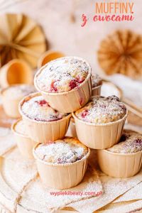 Protein Muffins with Cottage Cheese recipe for simple and moist muffins baked with frozen fruit