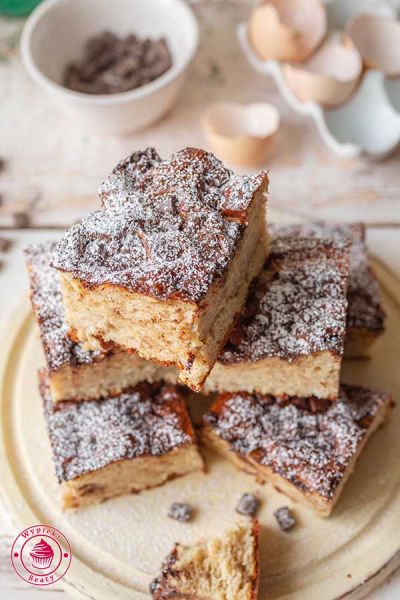 healthy fit banana cake with protein powder banana cake without added sugar, perfect for children