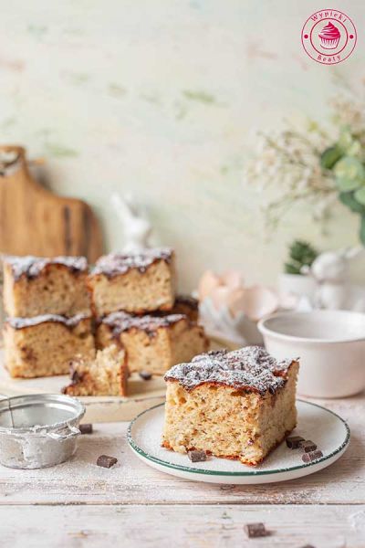 quick and easy healthy cake with protein powder for athletes and people on a diet banana cake with protein powder recipe step by step