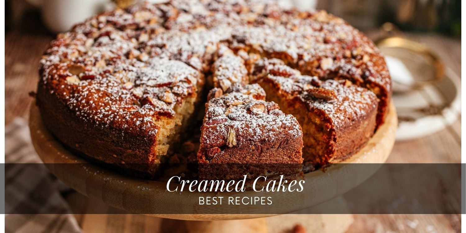 Carrot cake with pistachios creamed cakes