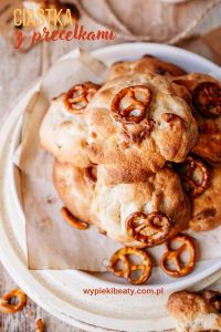 Recipe for soft cinnamon cookies home made pretzel cookies on a plate