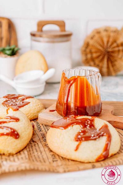 przepis na domowy karmel i miękkie ciastka waniliowe łatwe miękkie ciastka z karmelem i solą