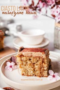 Chiffon cake with cream Latte cake with coffee cream