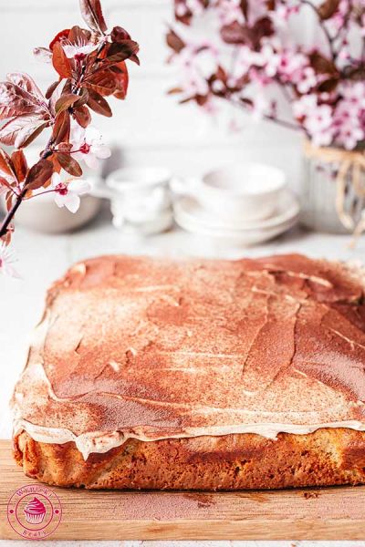 przepis na szybkie kawowe ciasto z kremem mascarpone i kawą proste ciasto z kawą i mascarpone przepis krok po kroku