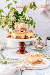 Festive meringues with cranberries rhubarb cake with meringue topping baked on shortcrust pastry