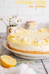 No-Bake Michałek Cheesecake simple and quick lemon no-bake cheesecake with lemon jelly