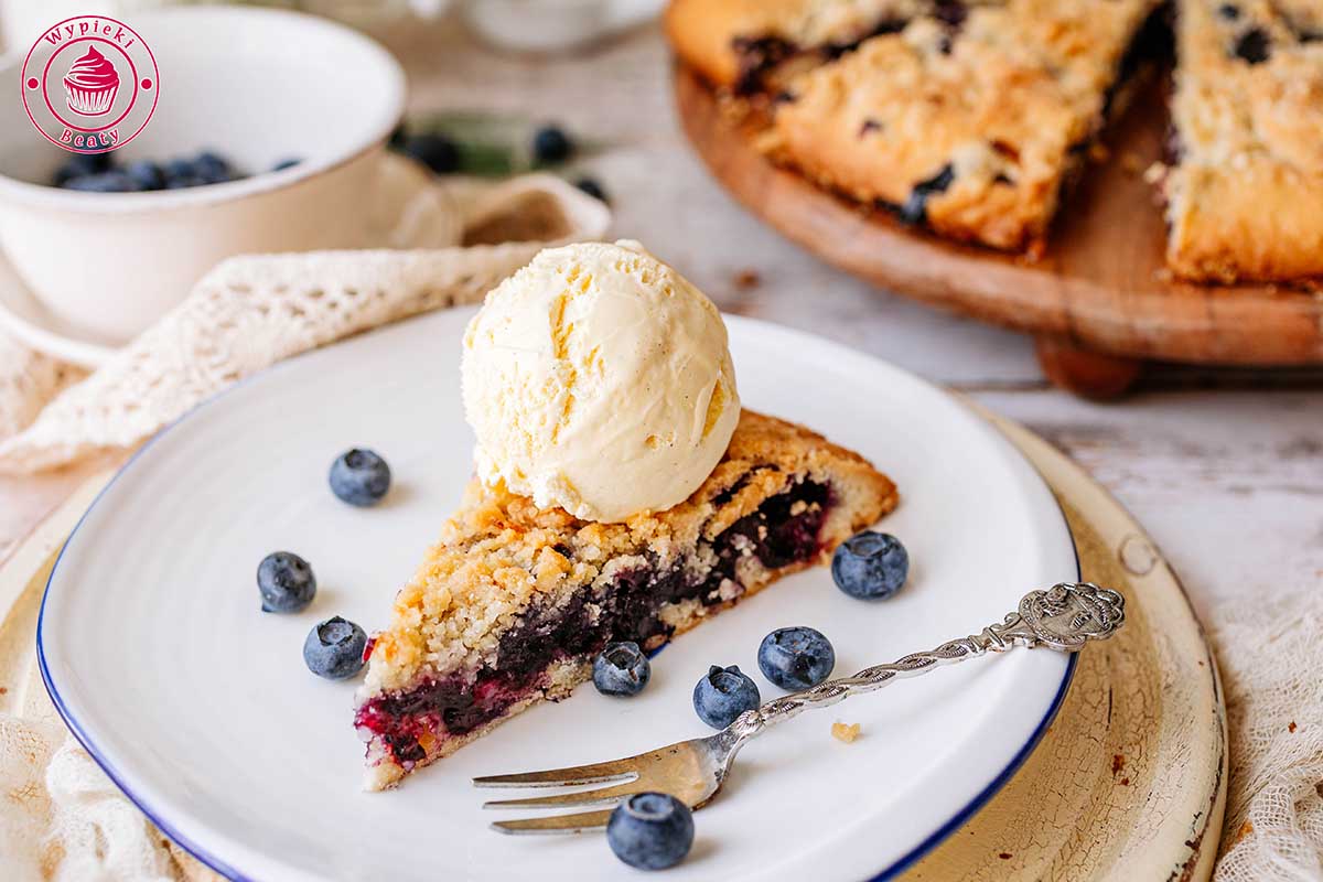 przepis krok po kroku na kruchą tartę pieczoną z borówkami galette z borowkami 1