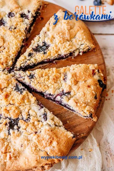 Tarta galette z borówkami galette z borowkami 7