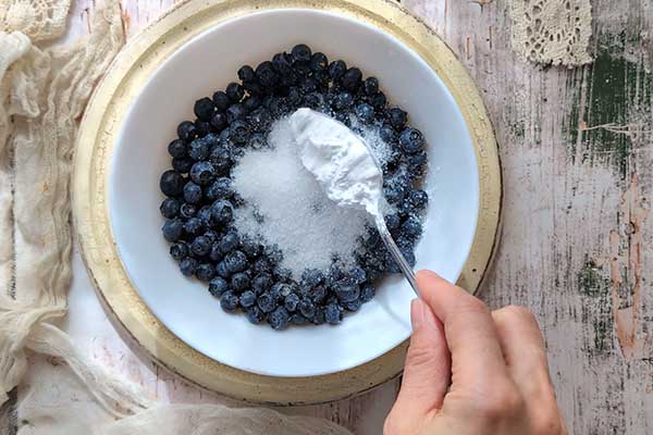 Tarta galette z borówkami przygotowanie nadzienia borówkowego do kruchej tarty rustykalnej
