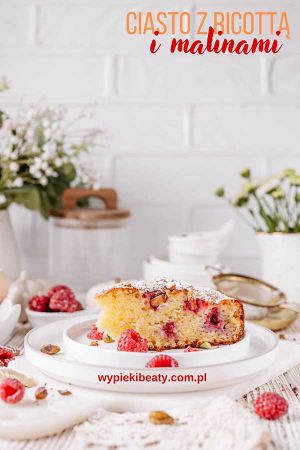 proste ciasto z malinami i serkiem ricotta przepis krok po kroku